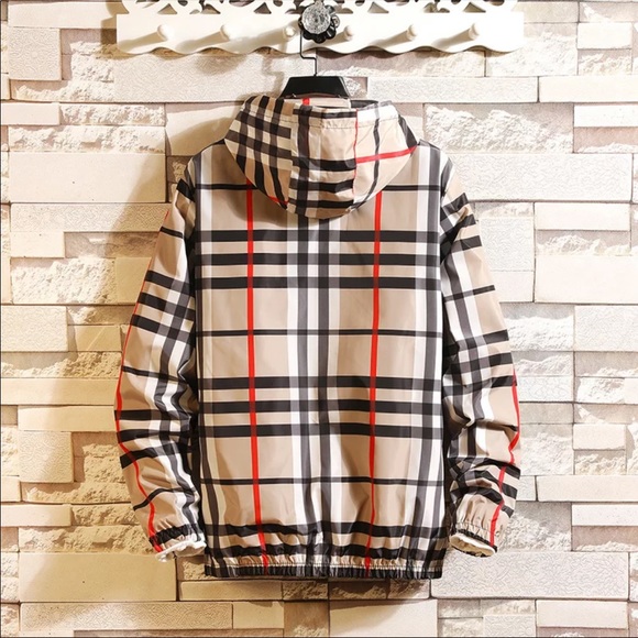 New plaid  the Fashion luxury hood jacket - Picture 3 of 3